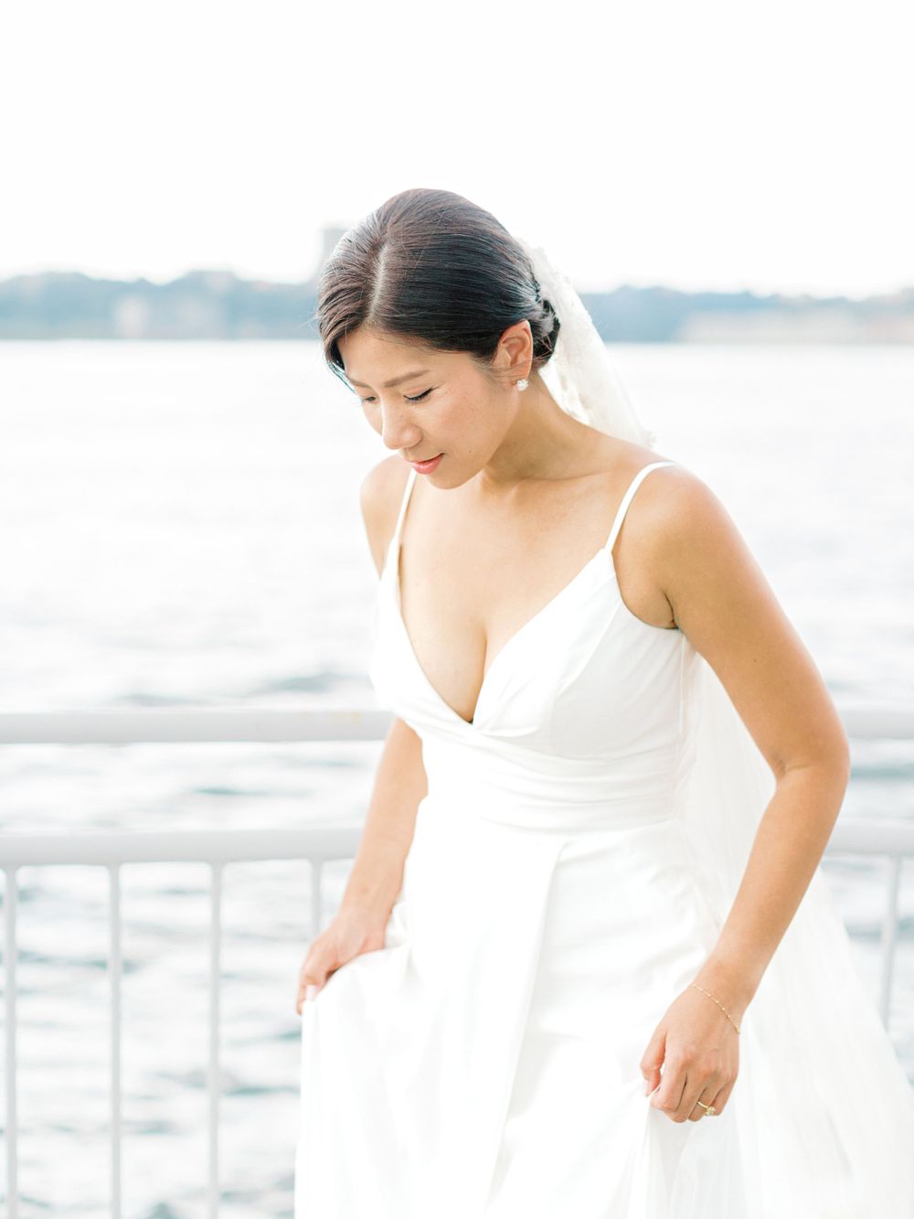 NYC Yacht Boat Wedding Jeanie Jang Photo NYC Wedding Photographer