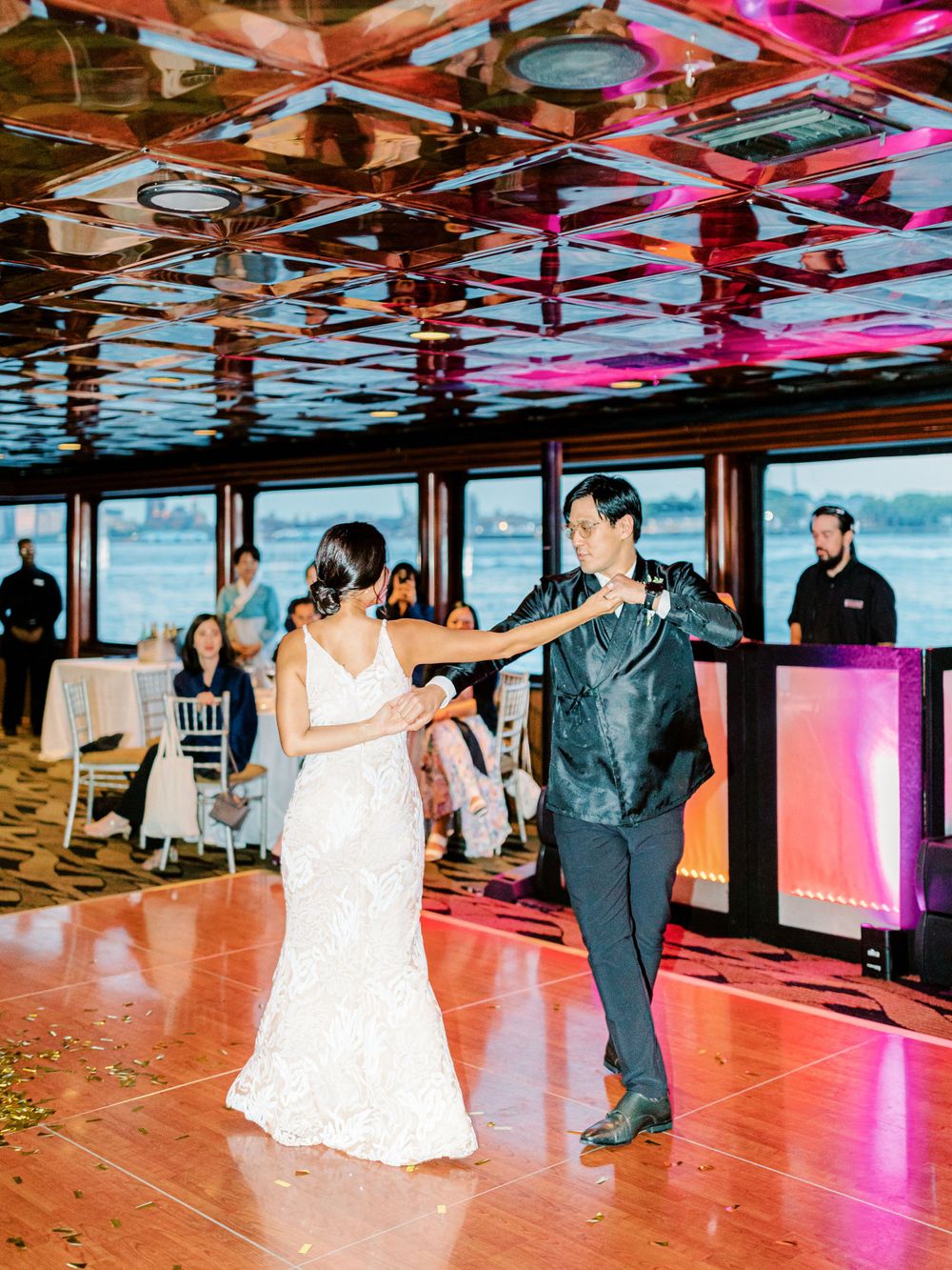 NYC Yacht Boat Wedding Jeanie Jang Photo NYC Wedding Photographer