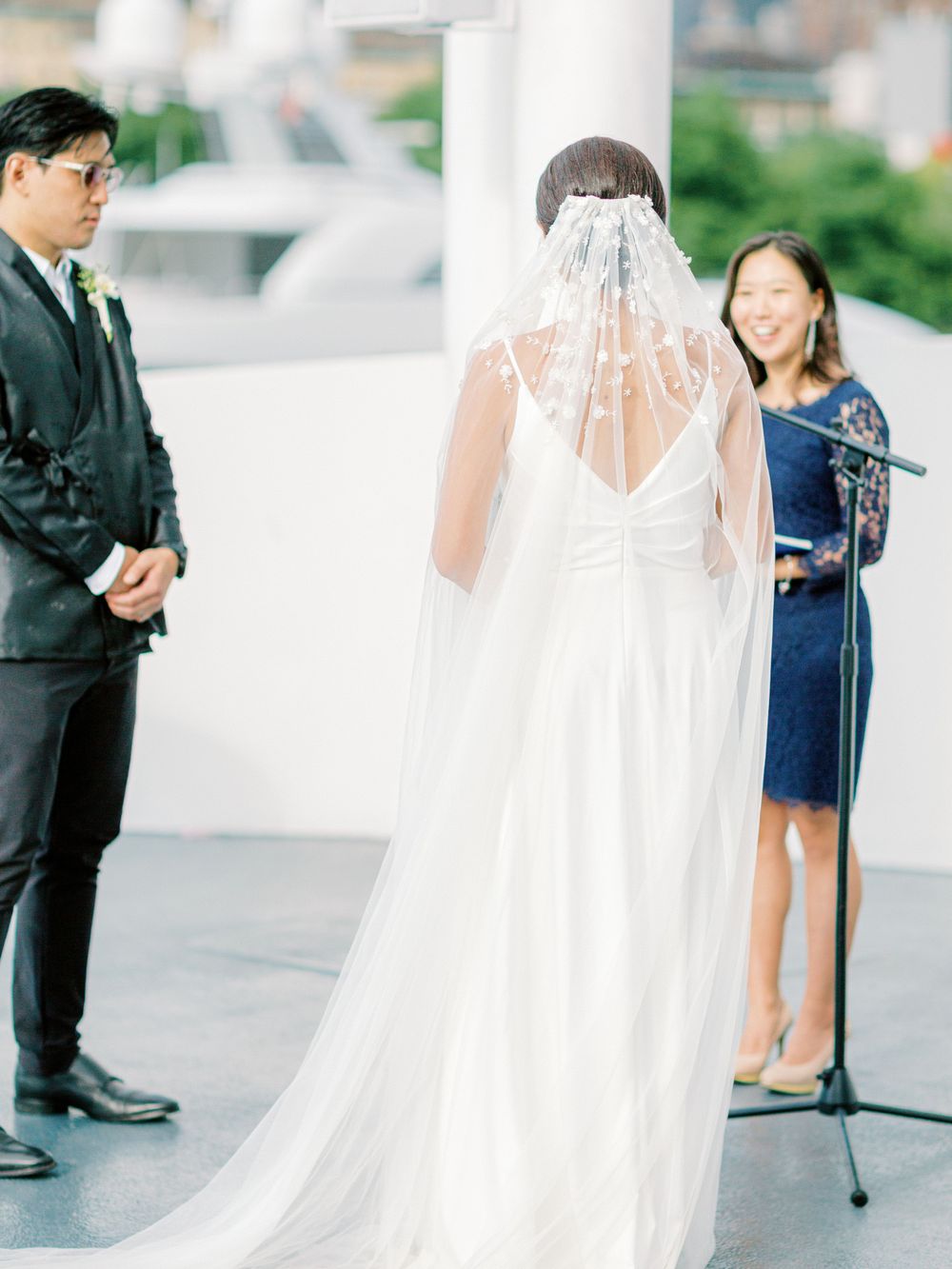NYC Yacht Wedding Atlantica cruise Skyline Reception Jeanie Jang Photo NYC Wedding Photographer
