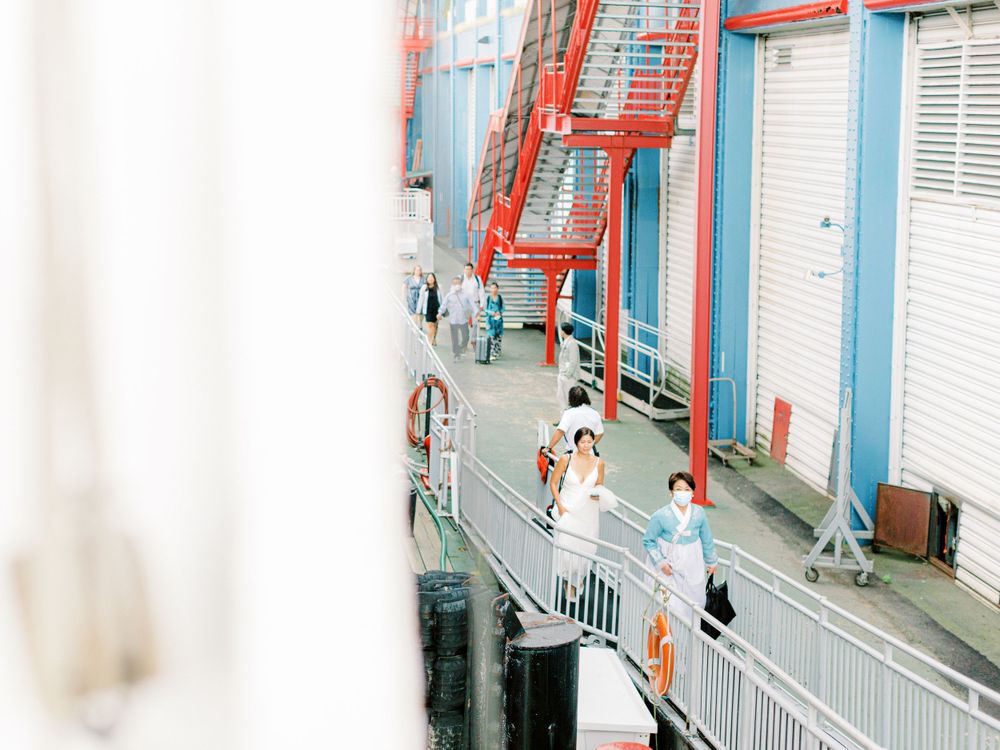 NYC Yacht Wedding Atlantica cruise Skyline Reception Jeanie Jang Photo NYC Wedding Photographer