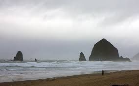 Tolovana Beach at Cannon Beach in Oregon