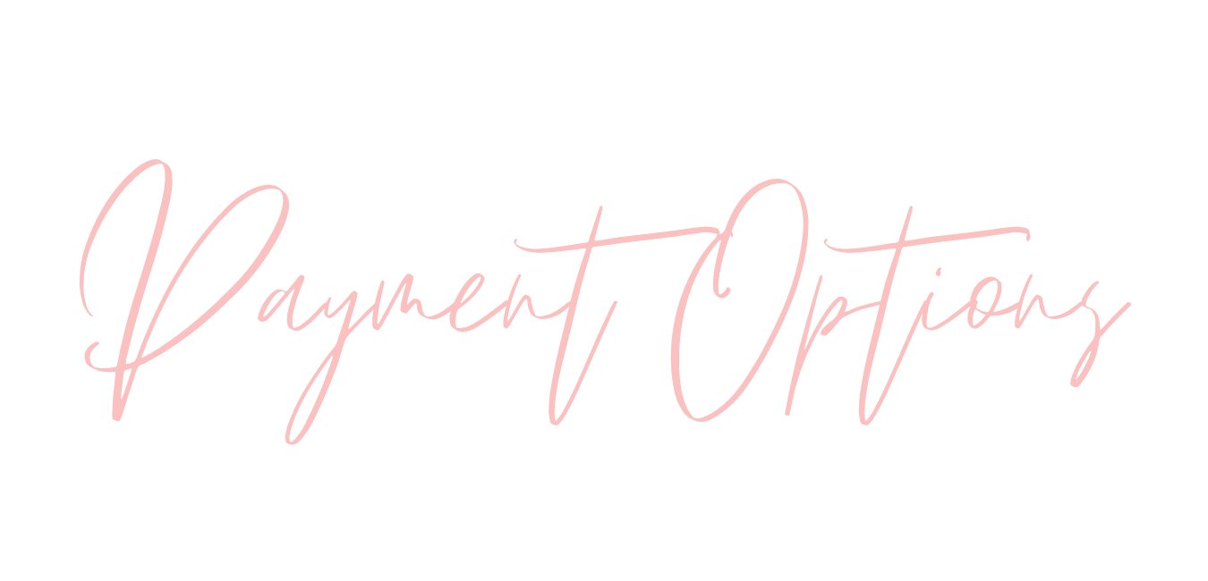 Pink neon style text displaying "Payment Options" on dark background.
