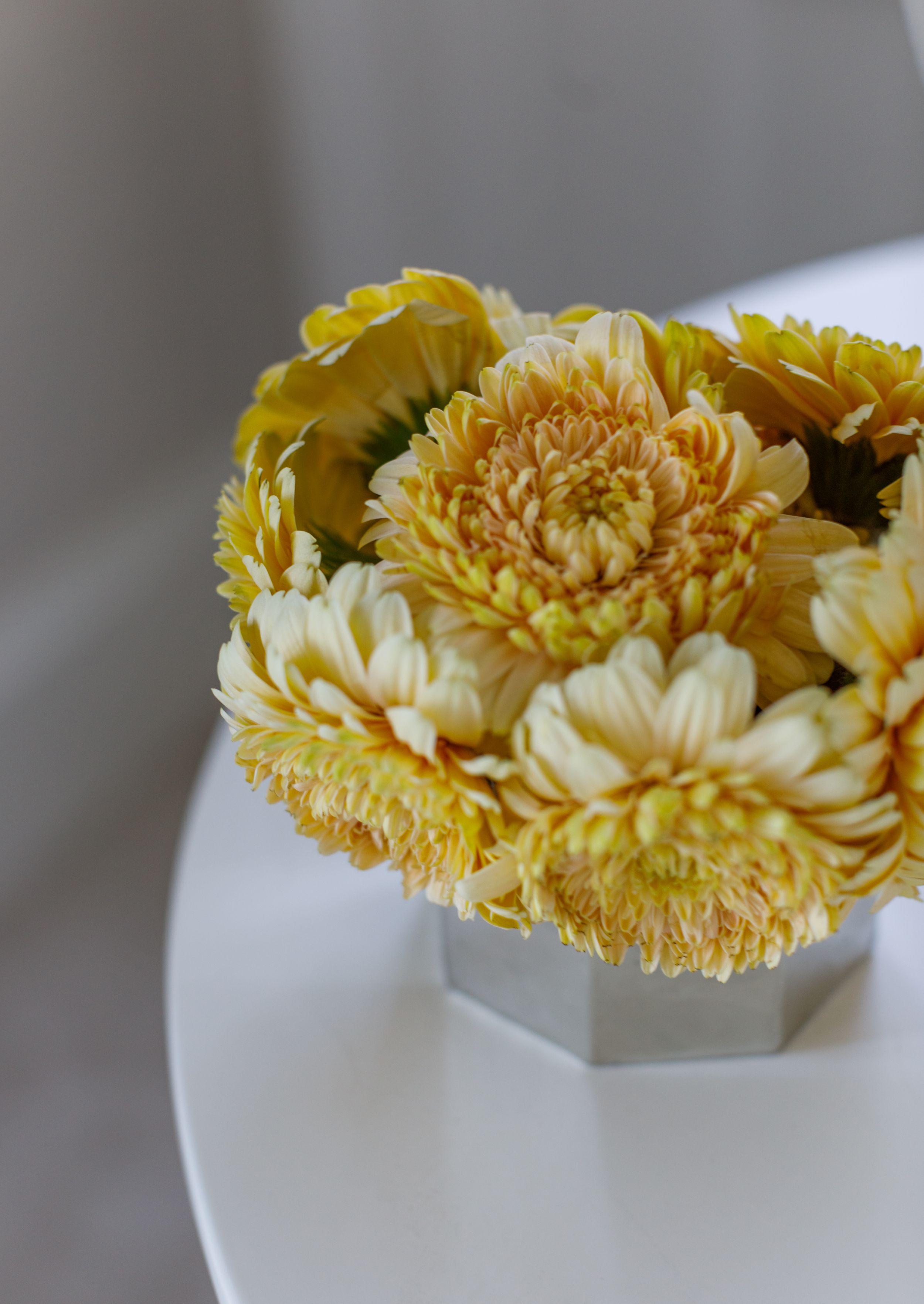 Yellow flower arrangement