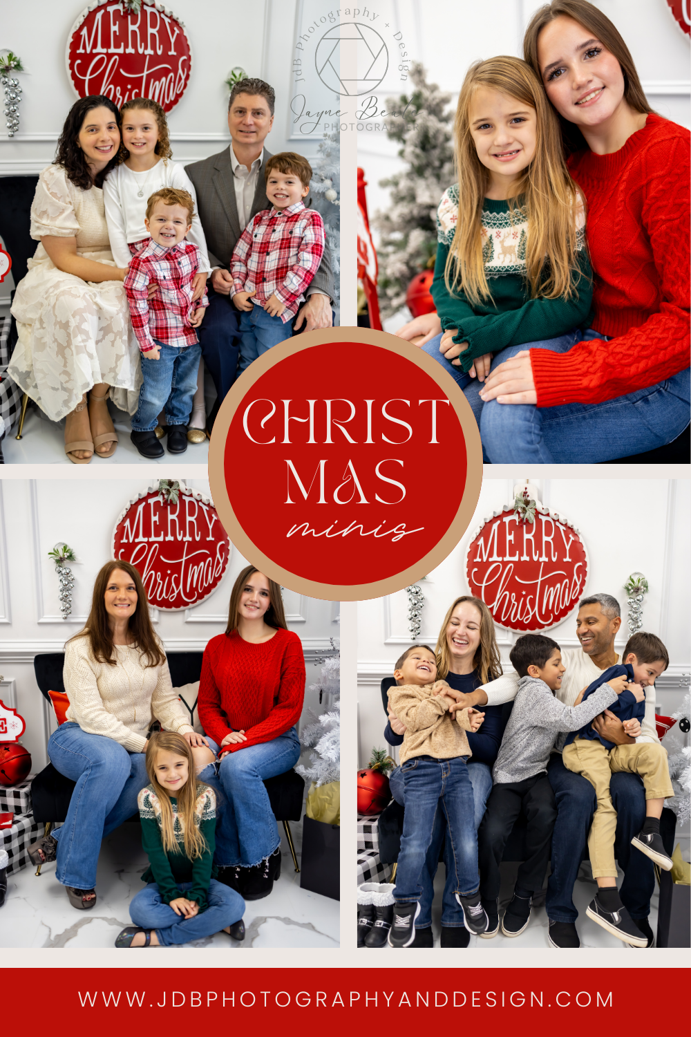 christmas minis photo session for family