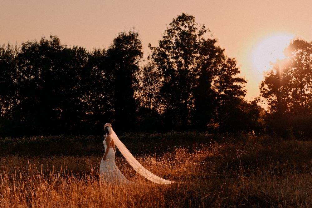 Wedding Veil shot by Rose and Rainbow Photography