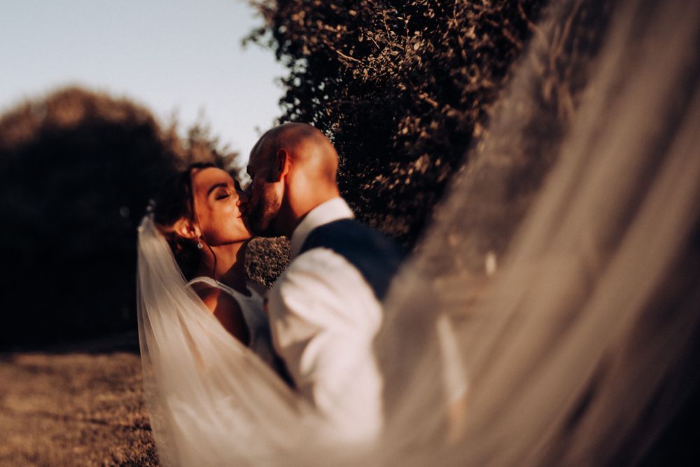 Wedding Veil shot by Rose and Rainbow Photography