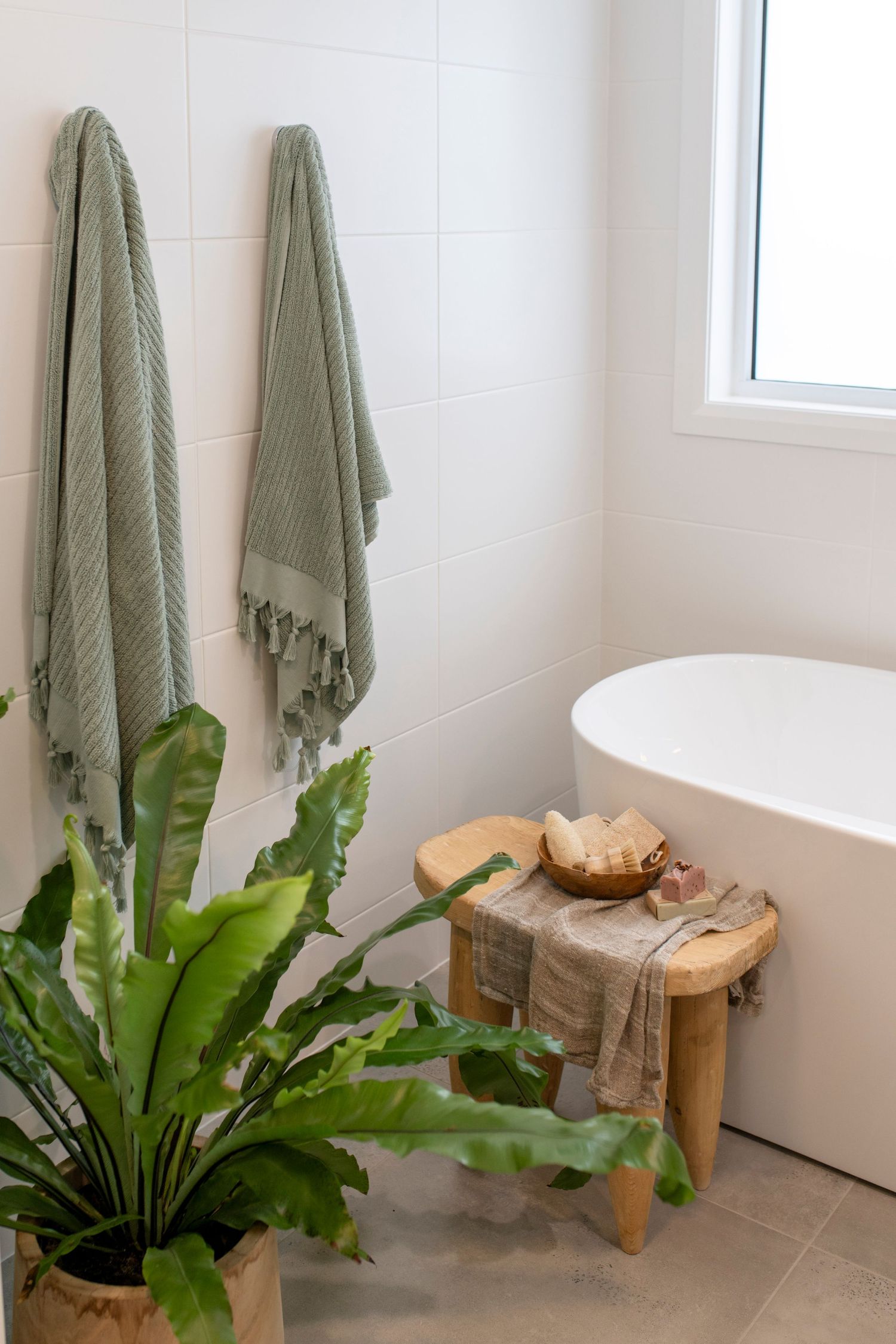 Bathroom with cute styling