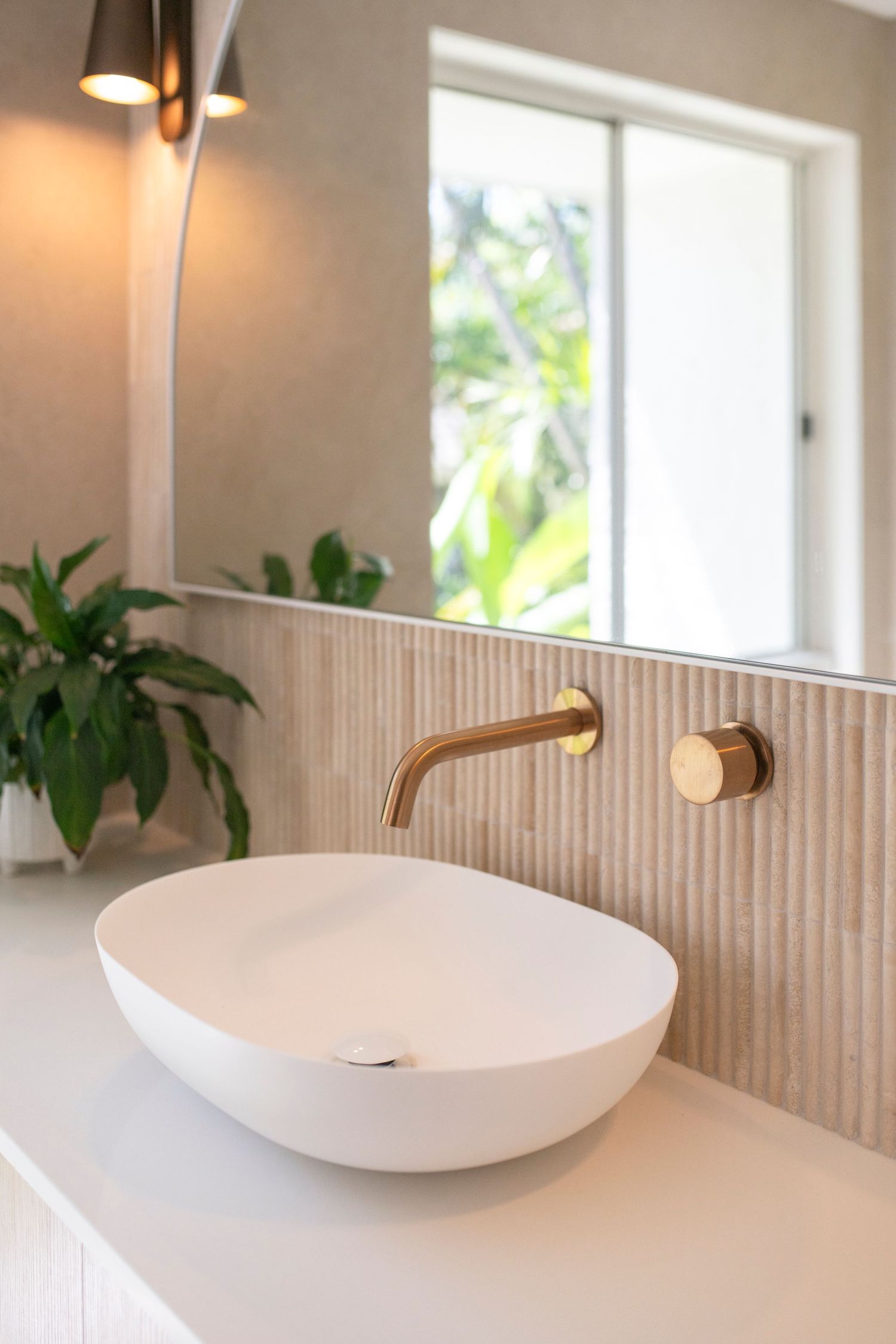 Gorgeous bathroom features.