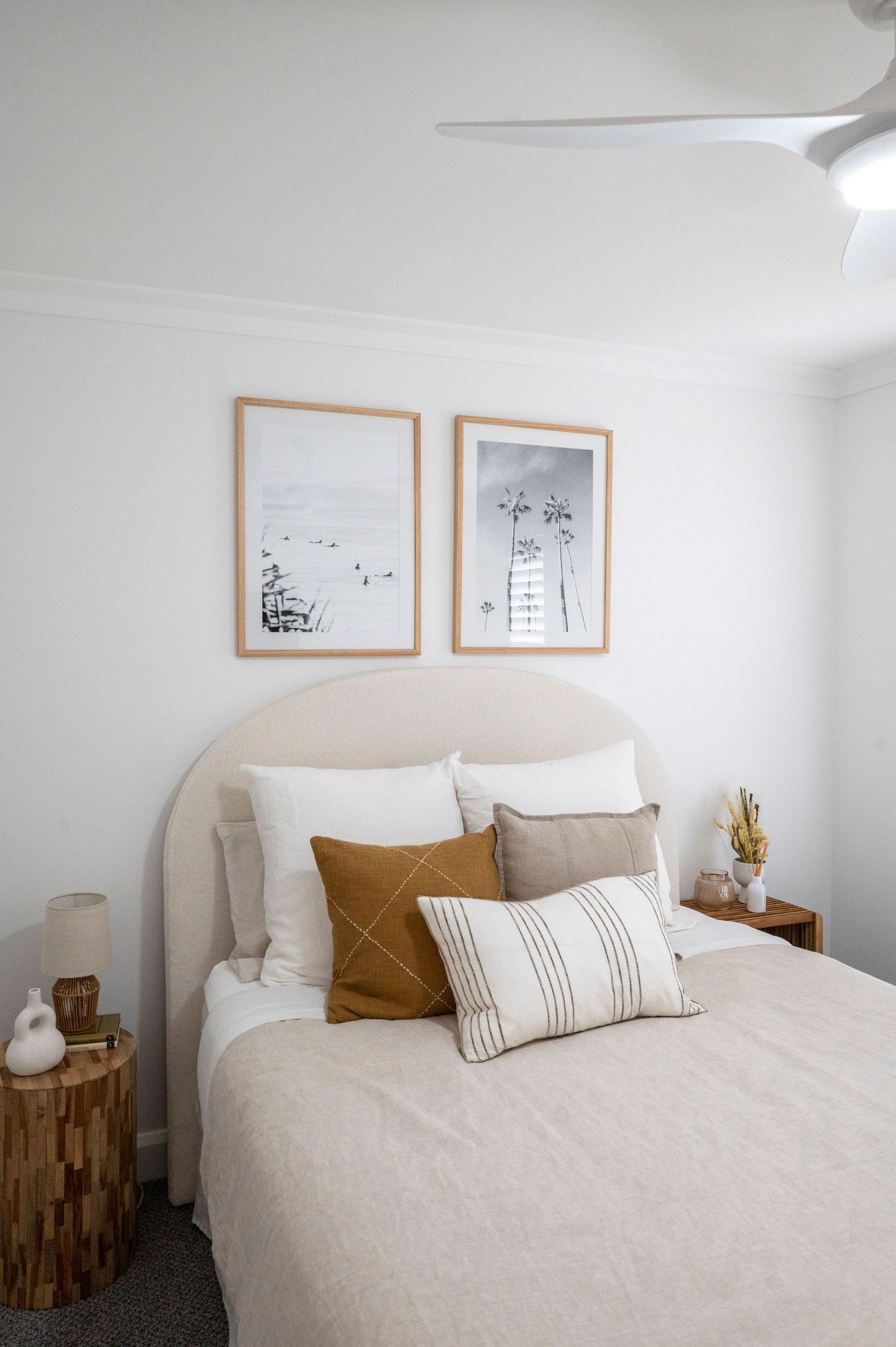 Beautifully styled bedroom