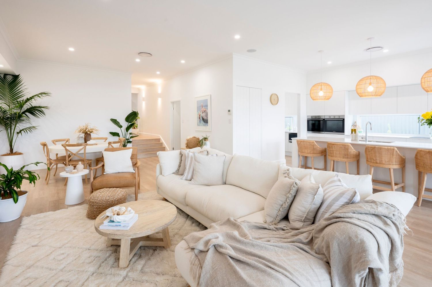 Beautiful styled lounge room in Port Macquarie