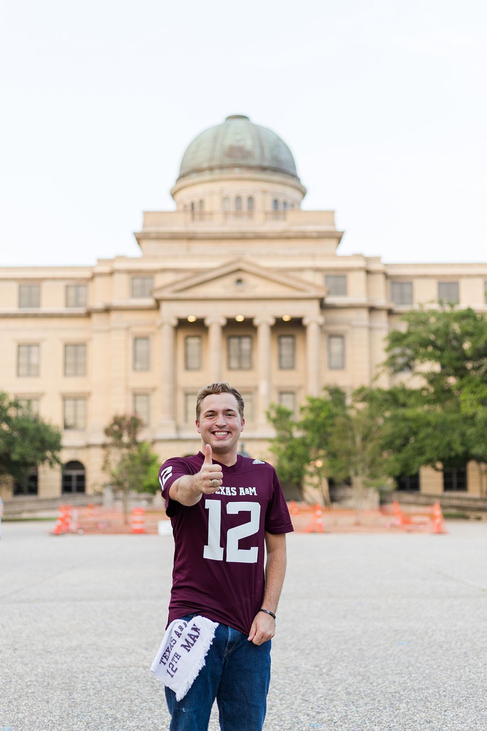 Texas A&M University Academic Plaza Guy Senior Portraits