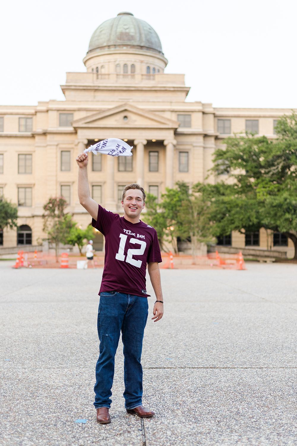 Texas A&M University Academic Plaza Guy Senior Portraits