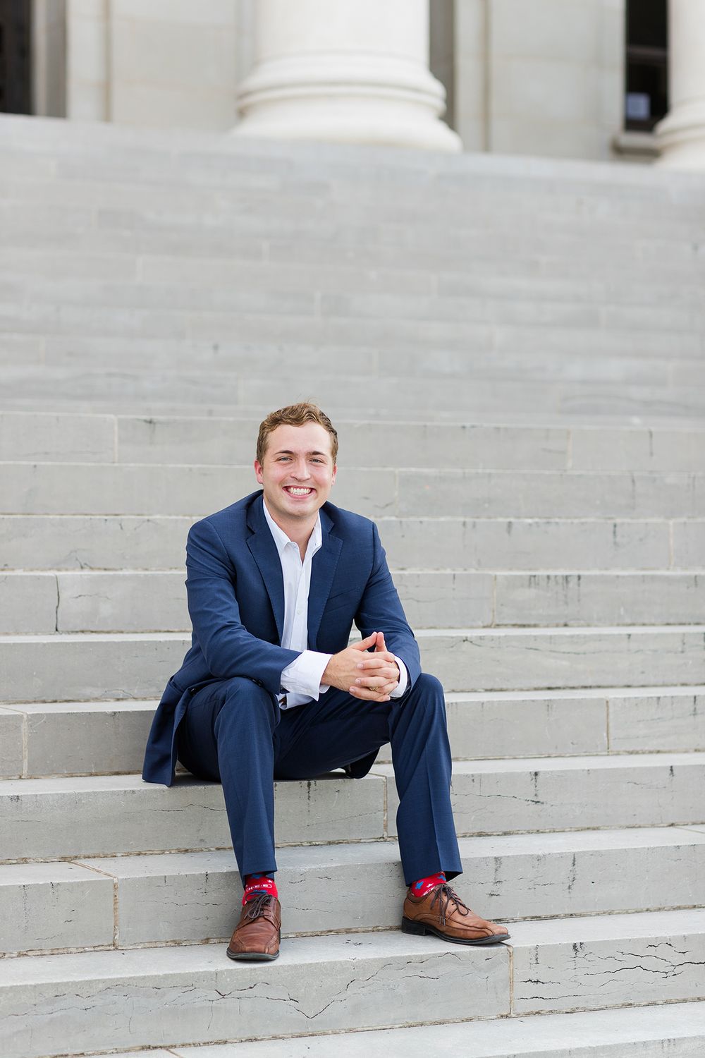 Texas A&M University Jack K Williams Administration Building Guy Senior Portraits