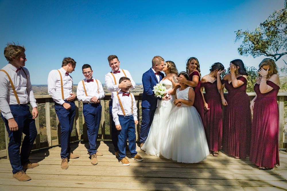 wedding party fun photograph melbourne photographer