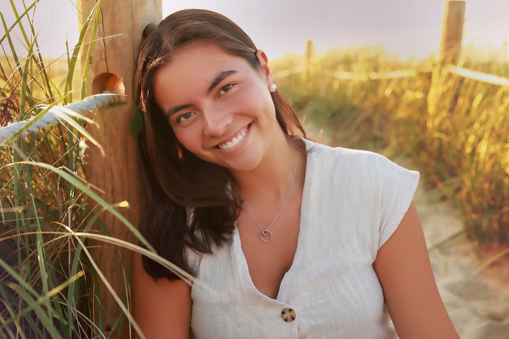 senior portraits beach New Hampshire Maine mass photography photographer
