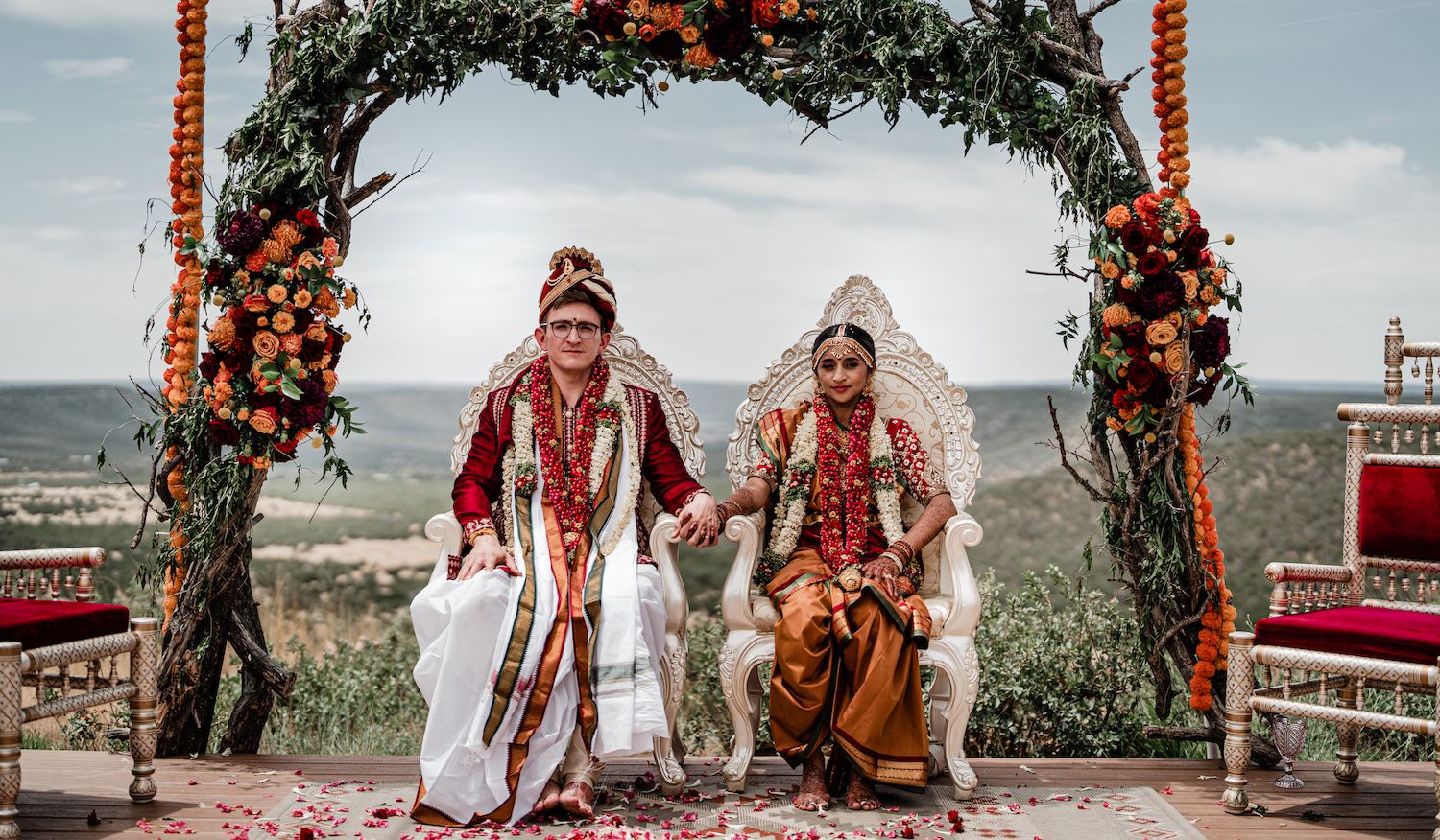 Nick and Anusha Hindu wedding at Blame Her Ranch near Santa Fe (19 of 20)