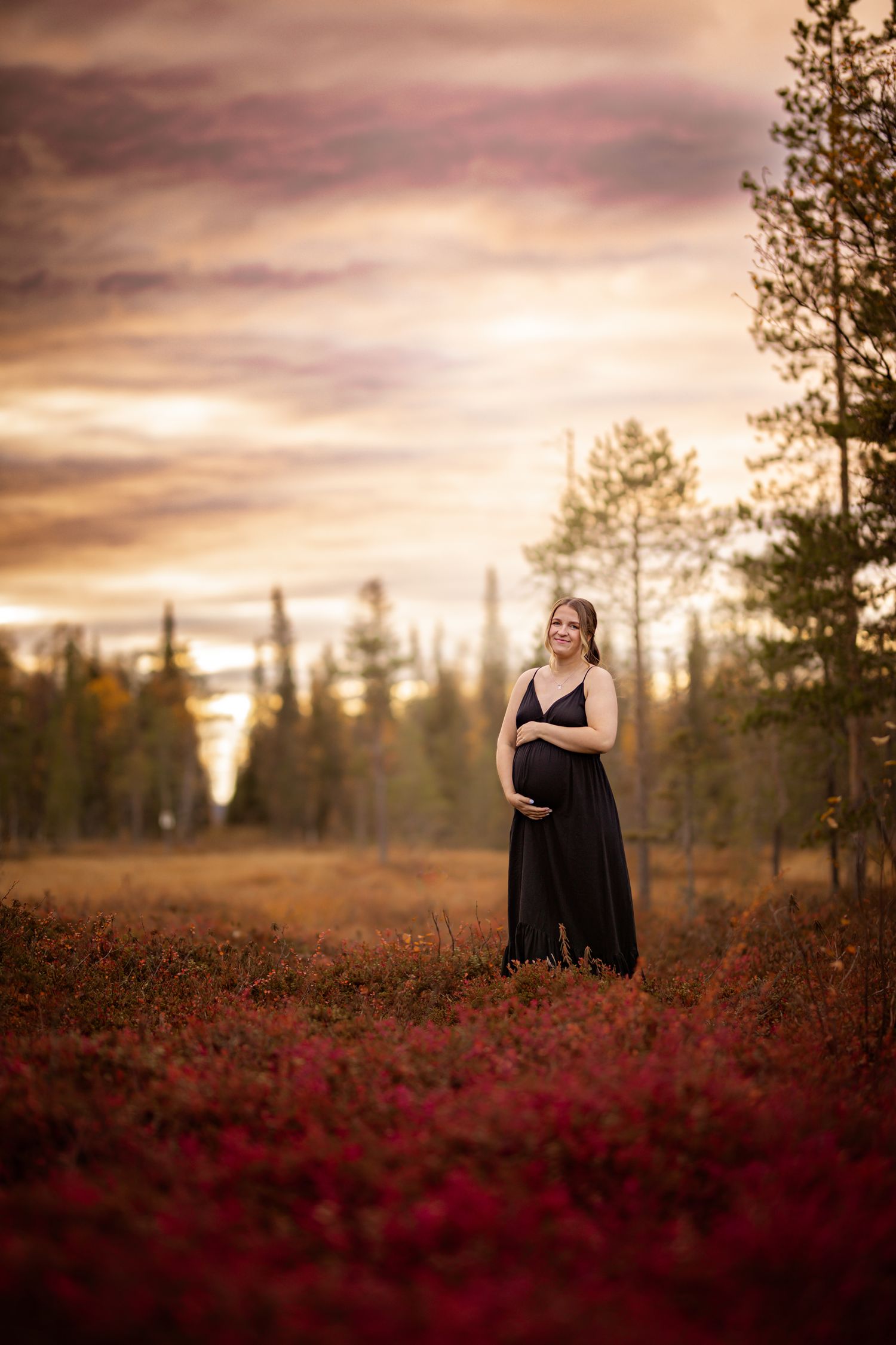 Gravidfotografering Gällivare Fotograf Norrbotten