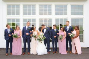 Wedding party at The Dorral Farm Ltd. in Marysville Ohio