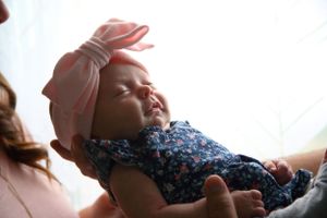 Photo of newborn baby girl