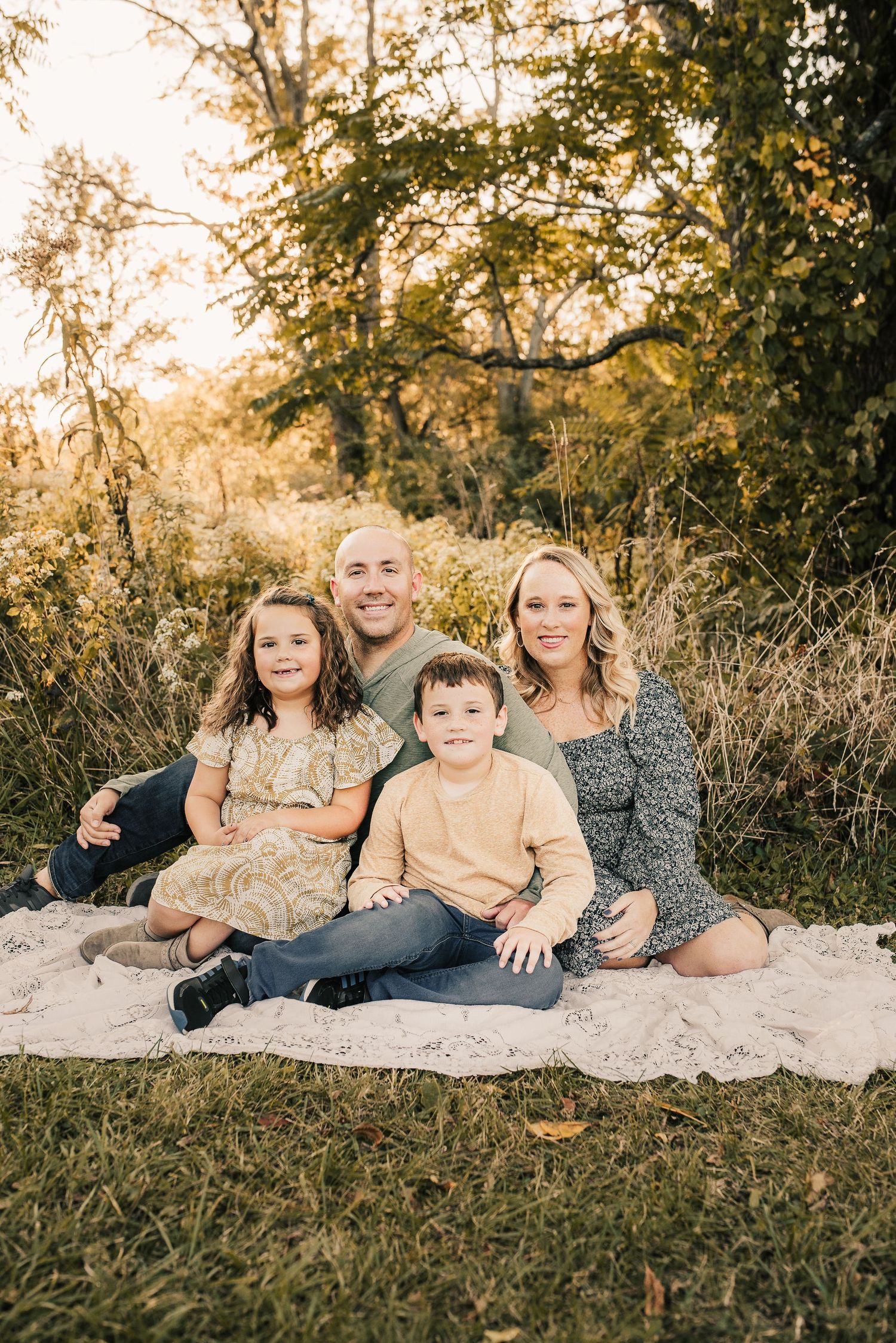 golden hour family sessions