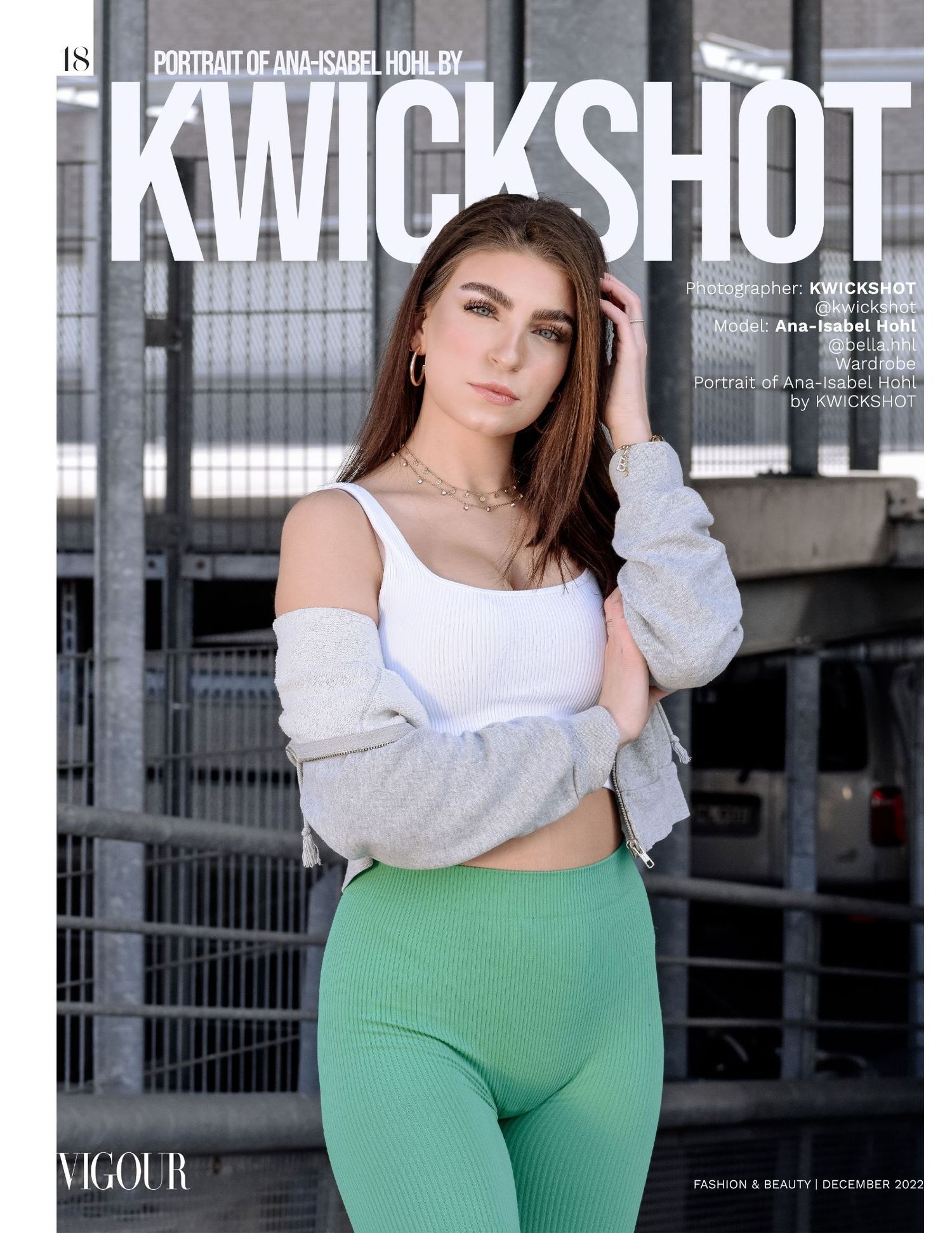 Portrait Ana-Isabel Hohl Vigour Magazine Fashion & Beauty Bad Saulgau Jovanna Burkard KWICKSHOT
