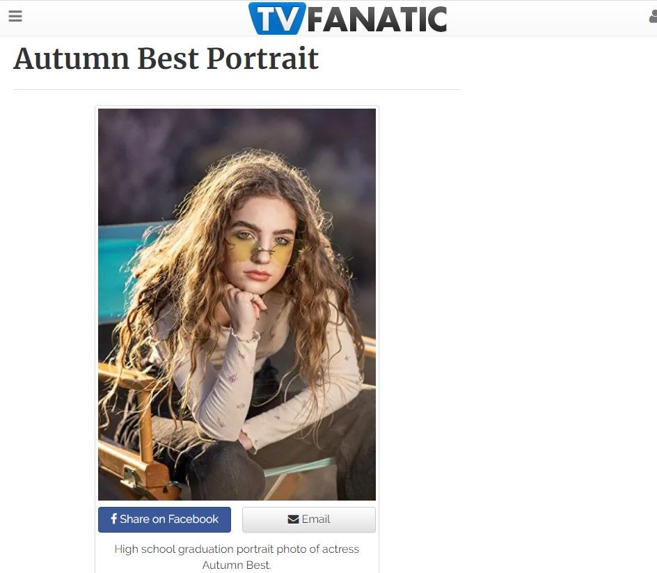 High School Senior Photography by Margie Temme featured in TV Fanatic