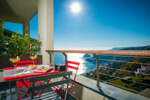 casa vista mare in liguria