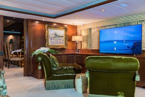 prestigiosi interni in yacht a portofino