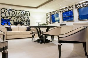 prestigiosi interni in yacht a portofino