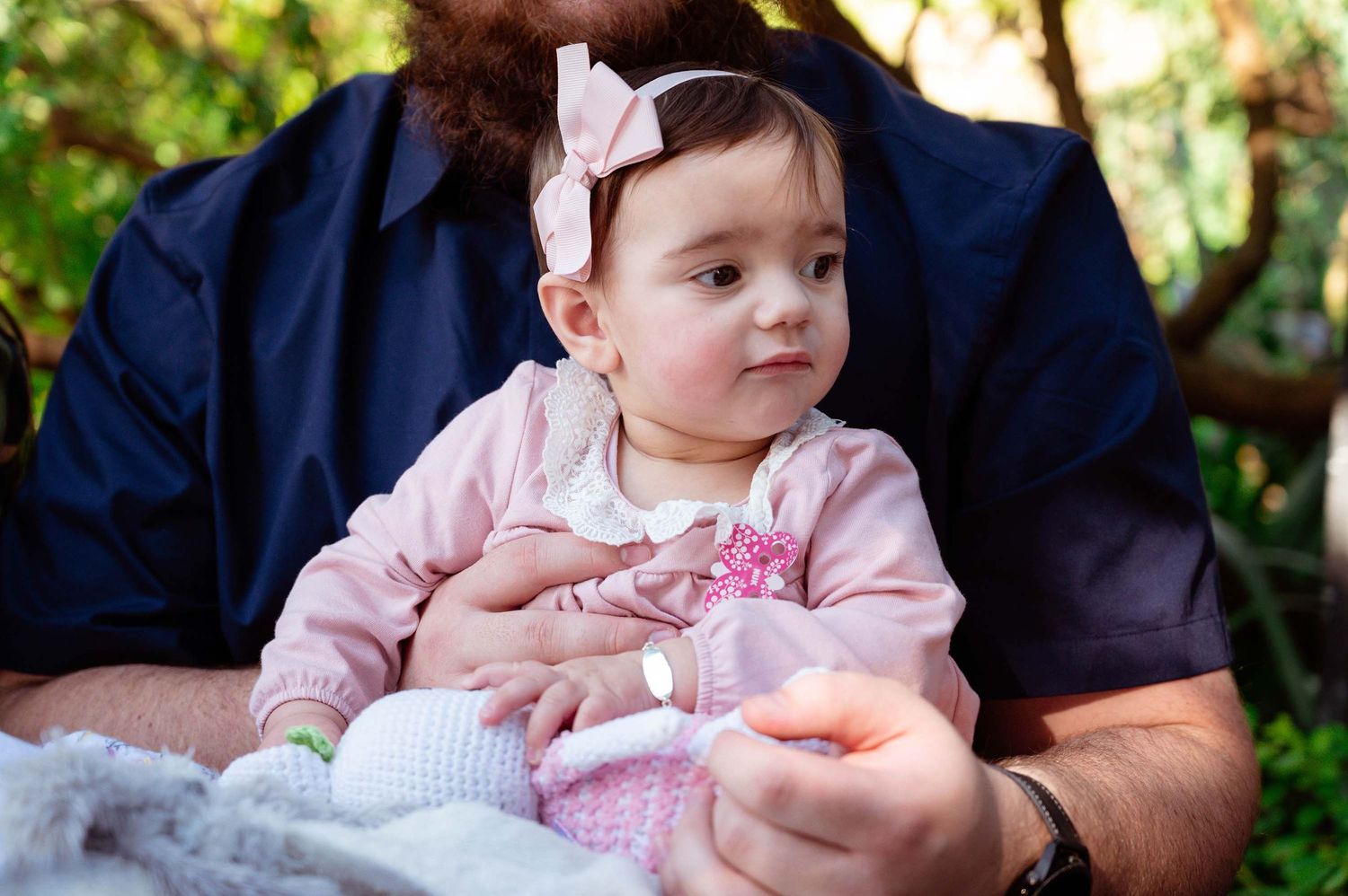 Cute Baby Girl at her baptism