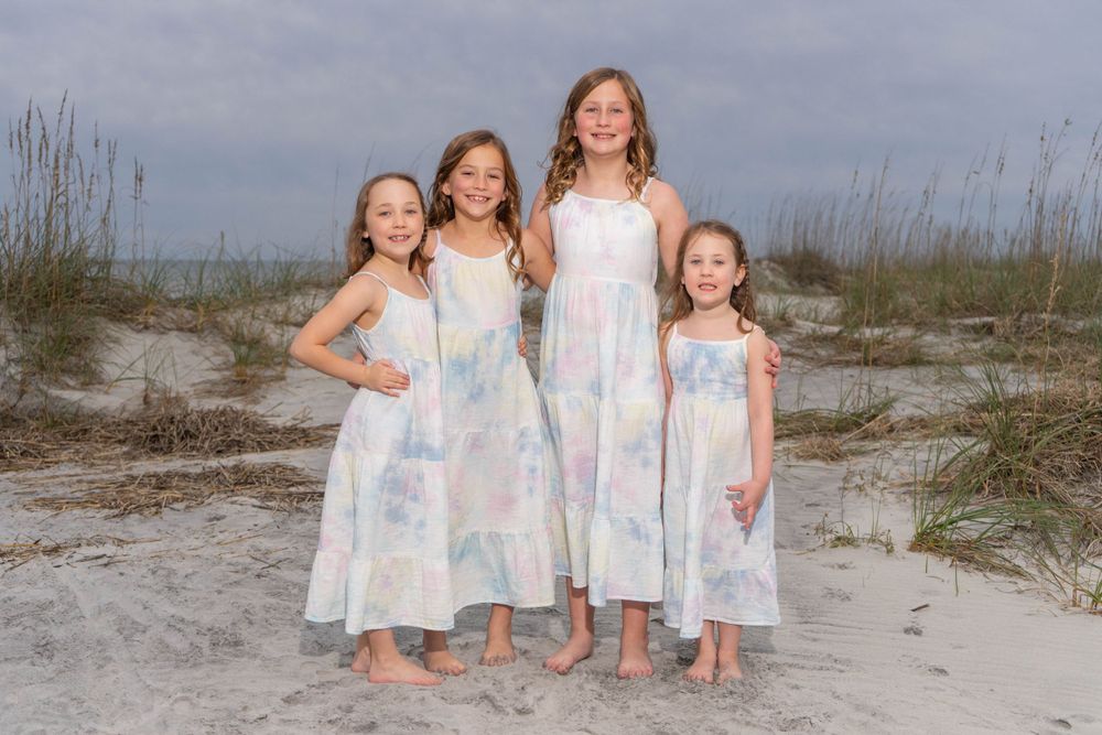 beach family photos in South Carolina Hilton Head Island