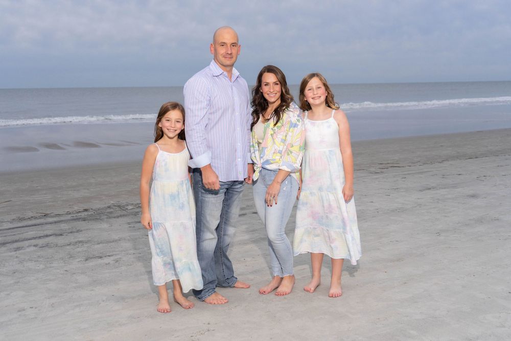 family photos beach Hilton head island South Carolina