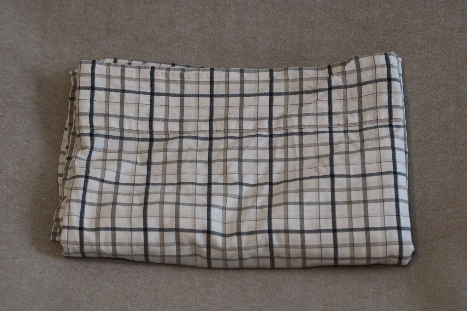 Brown Plaid Sheet