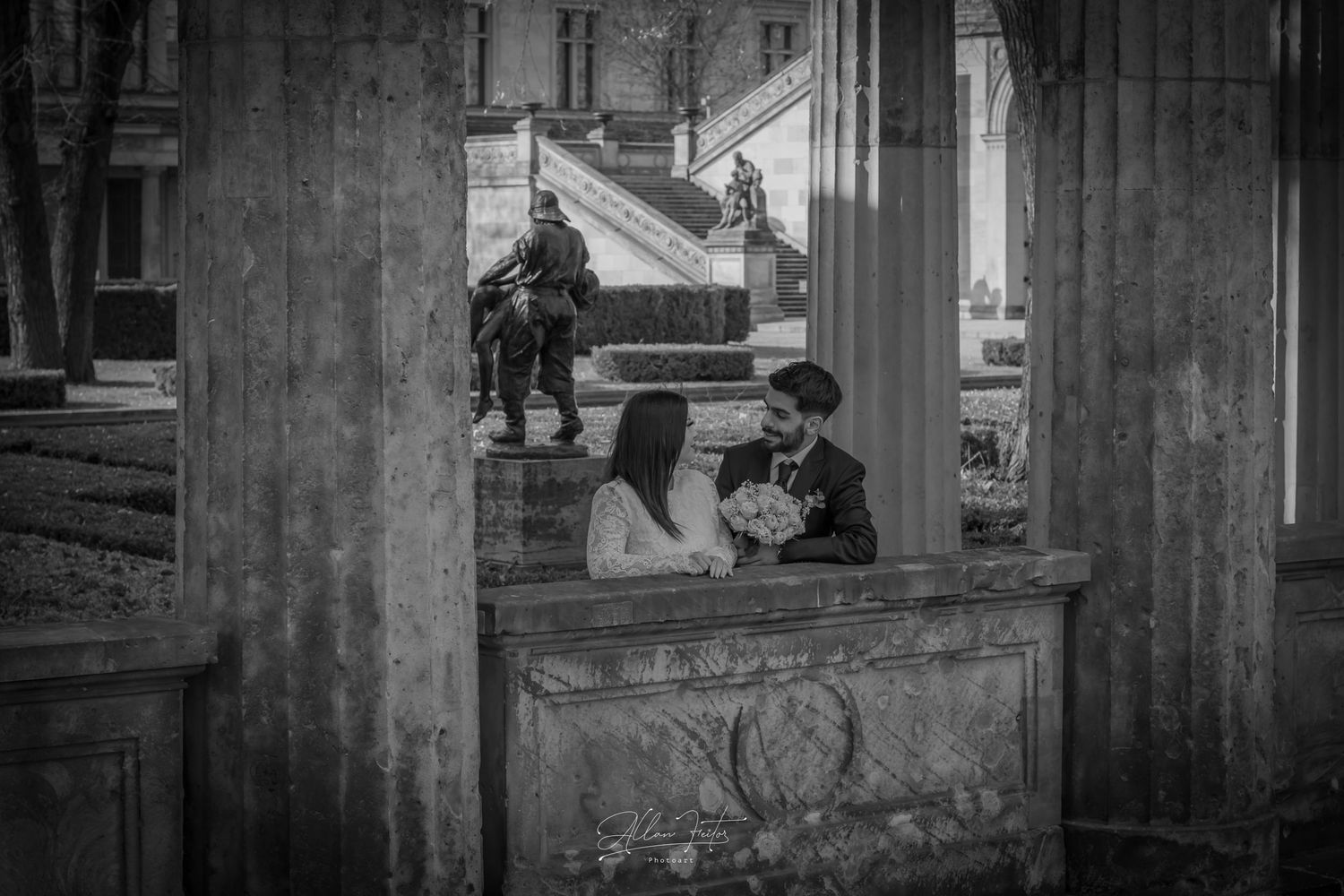 Hochzeitsfotograf Berlin mit Höchstbewertung Hochzeitsfotos am Museuminsel  Berlin