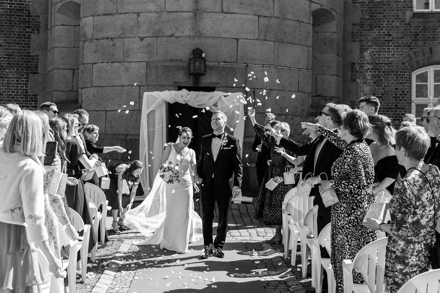 bryllupsfotografering oscarsborg drøbak