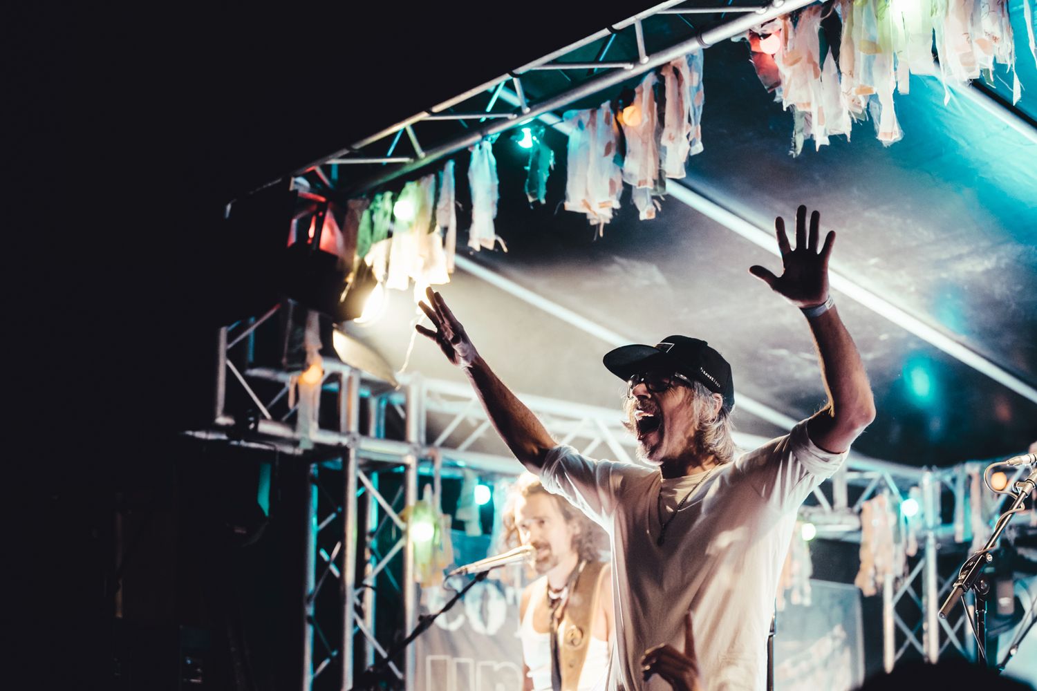 cotton underwear, Rockcoverband aus Tirol, beim Stadtfest in Schwaz mit Leadsaenger Thomas Löffler