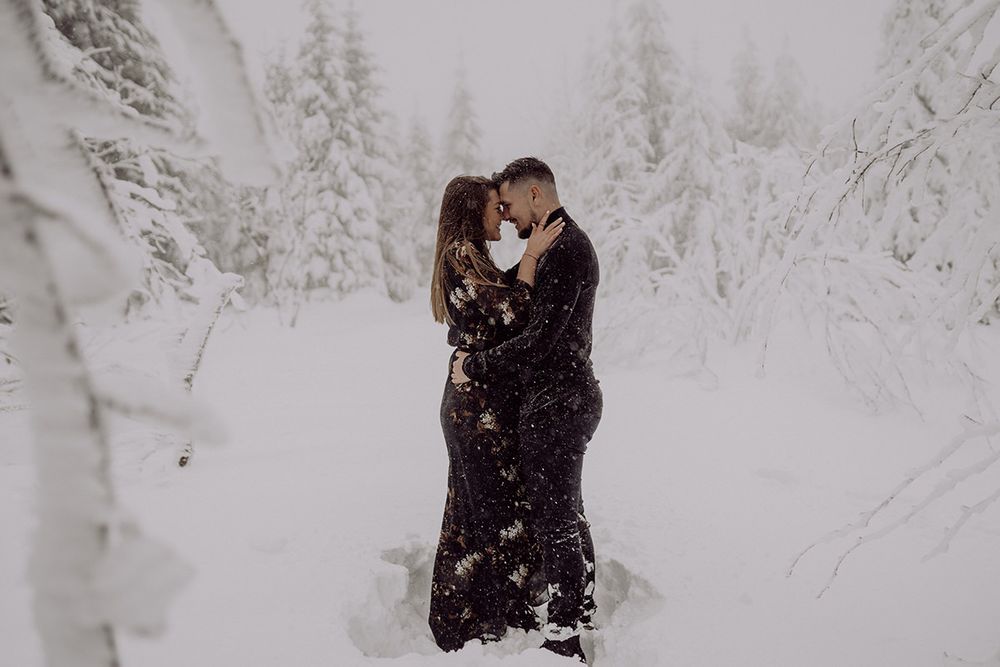 Paarhooting, Harz, Brocken, Paar, Schnee, Wunderschön, Fotograf, Hochzeit