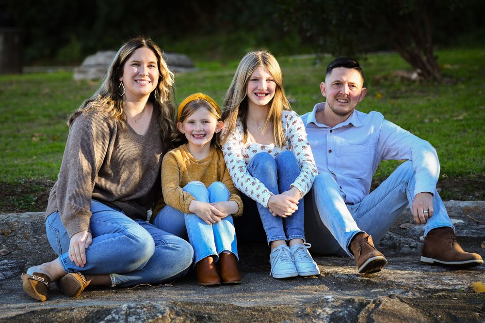 Image of fall family