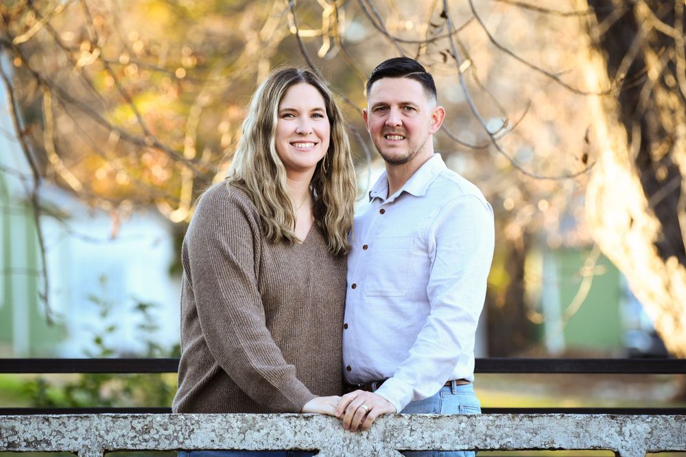 Image of fall family