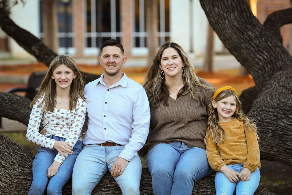 Image of fall family