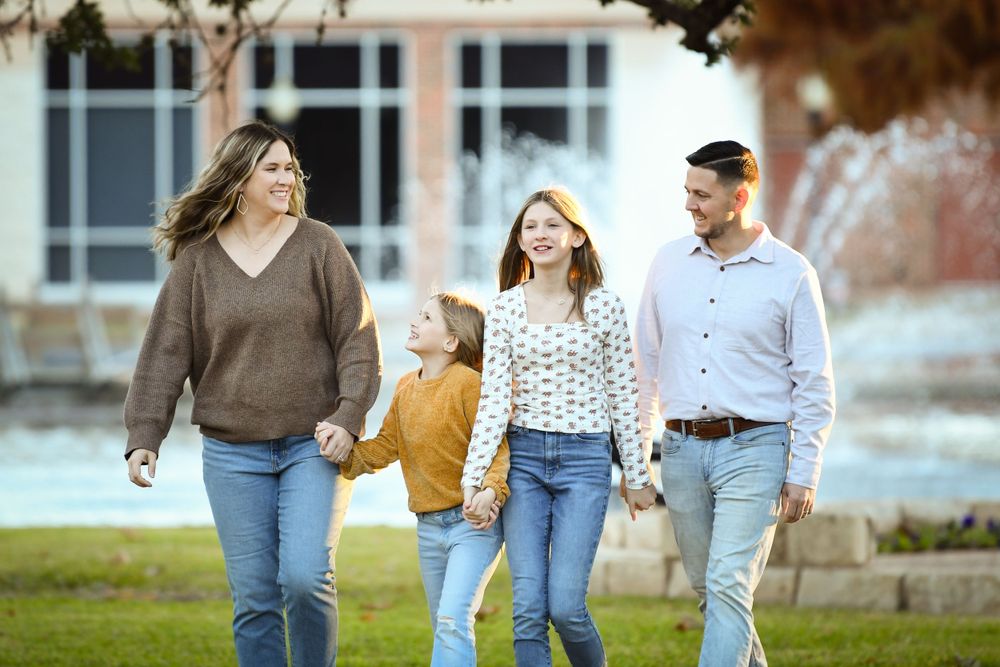 Image of fall family