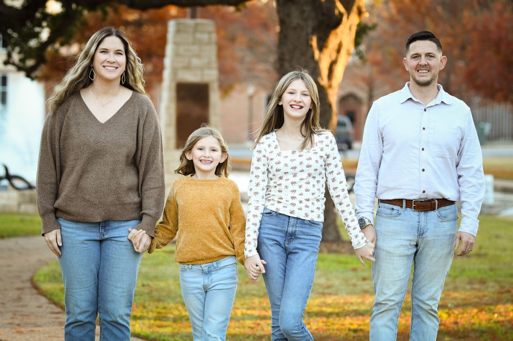 Image of fall family