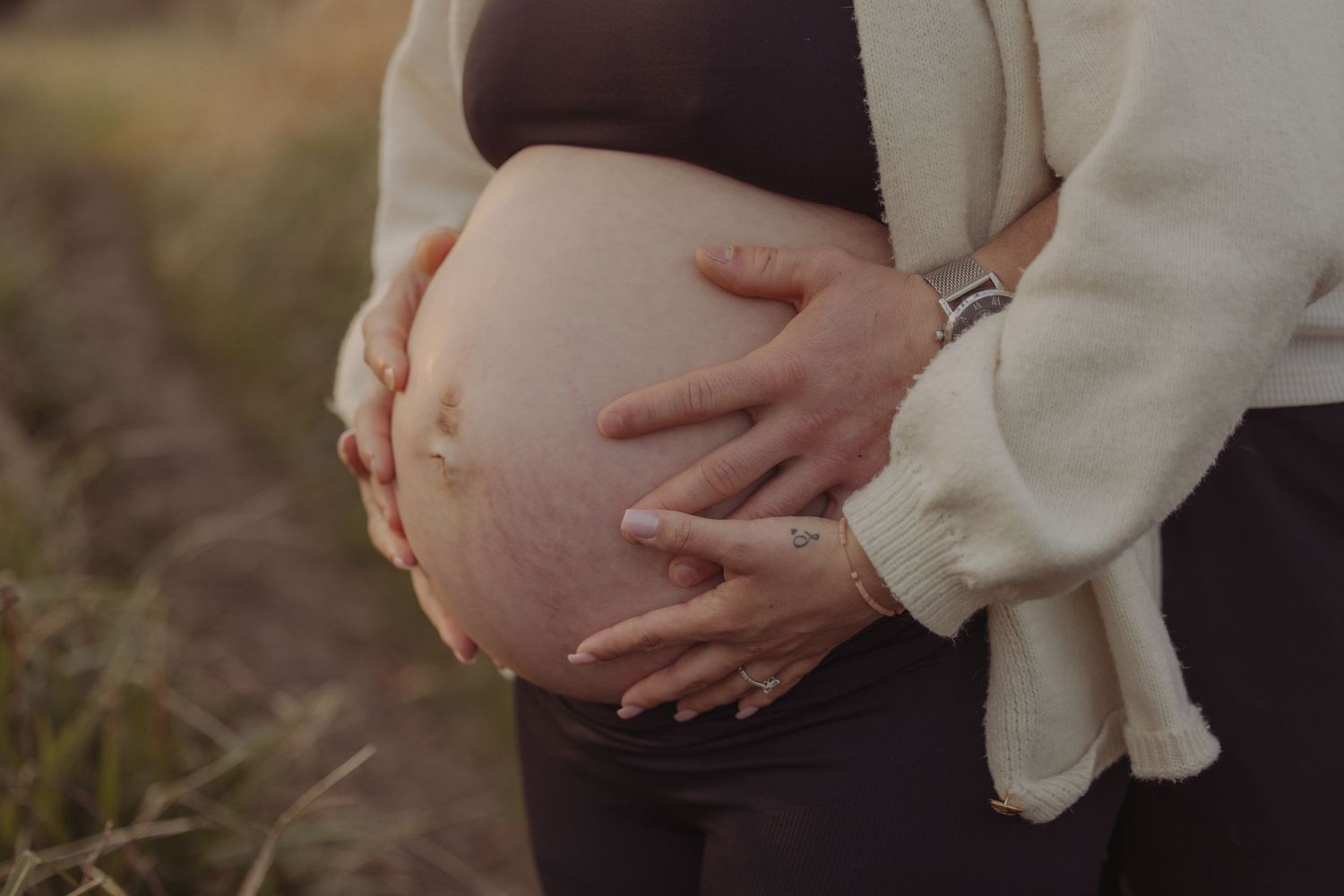 Babybauch Foto-Shooting