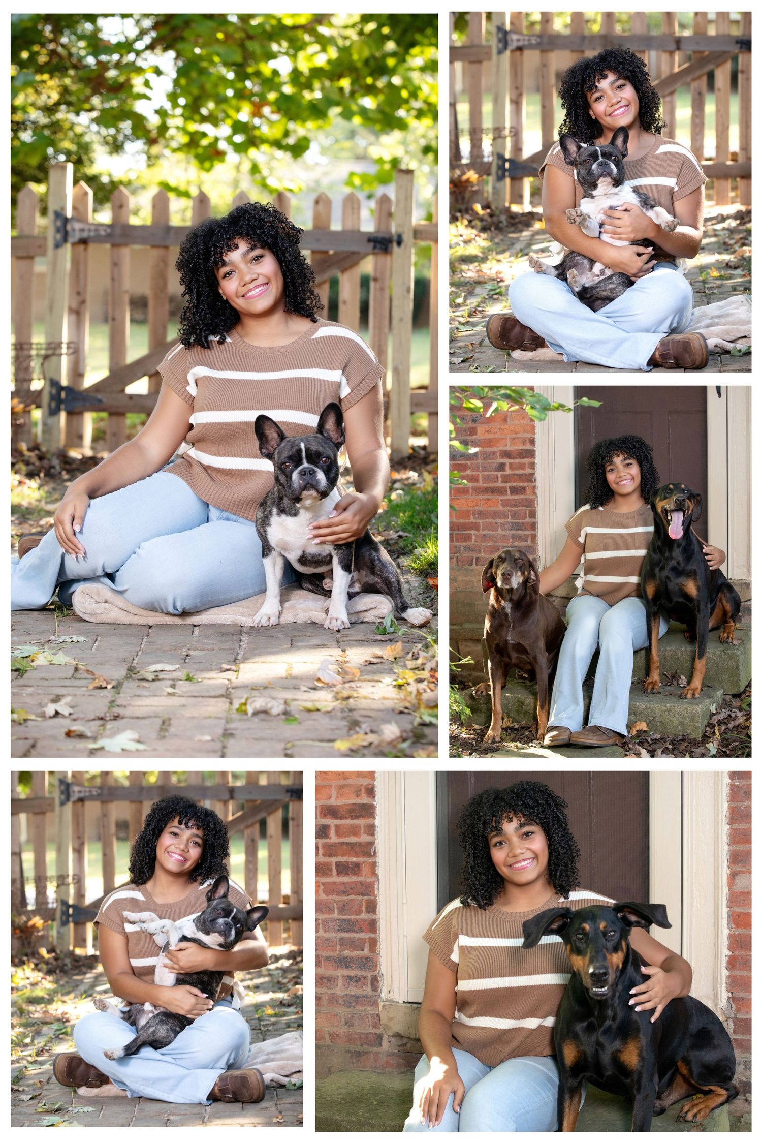 Big Walnut senior pictures at home with her dogs capturing personal memories and a custom Columbus Ohio senior portrait experience.