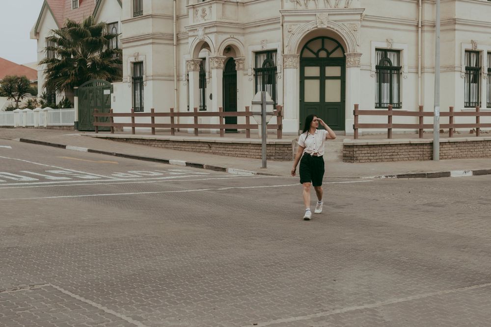 Destination photoshoots for families, couples and solo travelers in the Swakopmund Town