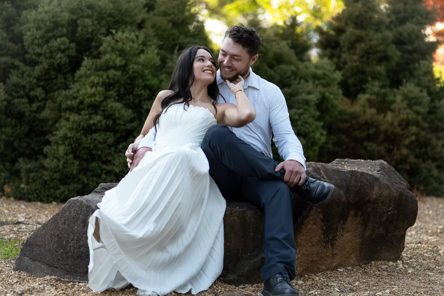 elegant engaged couple sharing a romantic momentvfor a photo session with sassi photo