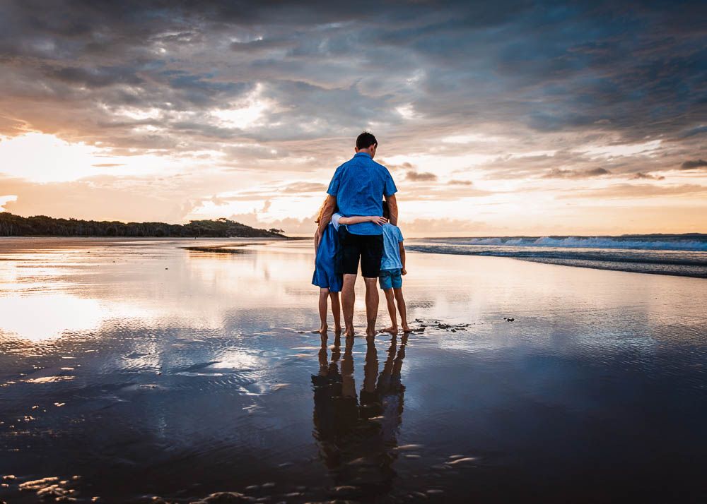 Gold Coast Family Photography Point Lookout Stradbroke Island Megan Leete Photography Sunset