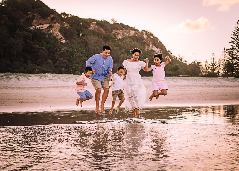 Gold Coast Family Photography Miami Megan Leete Photography Sunset
