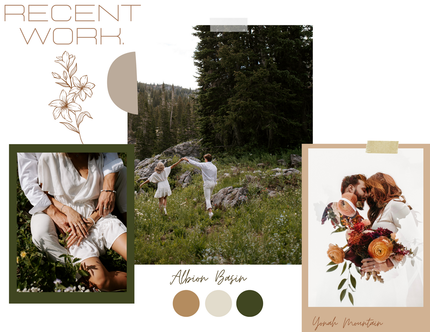 Albion basin wildflowers elopement destination wedding double exposure travel wedding photographer Rebekah Sage emotion