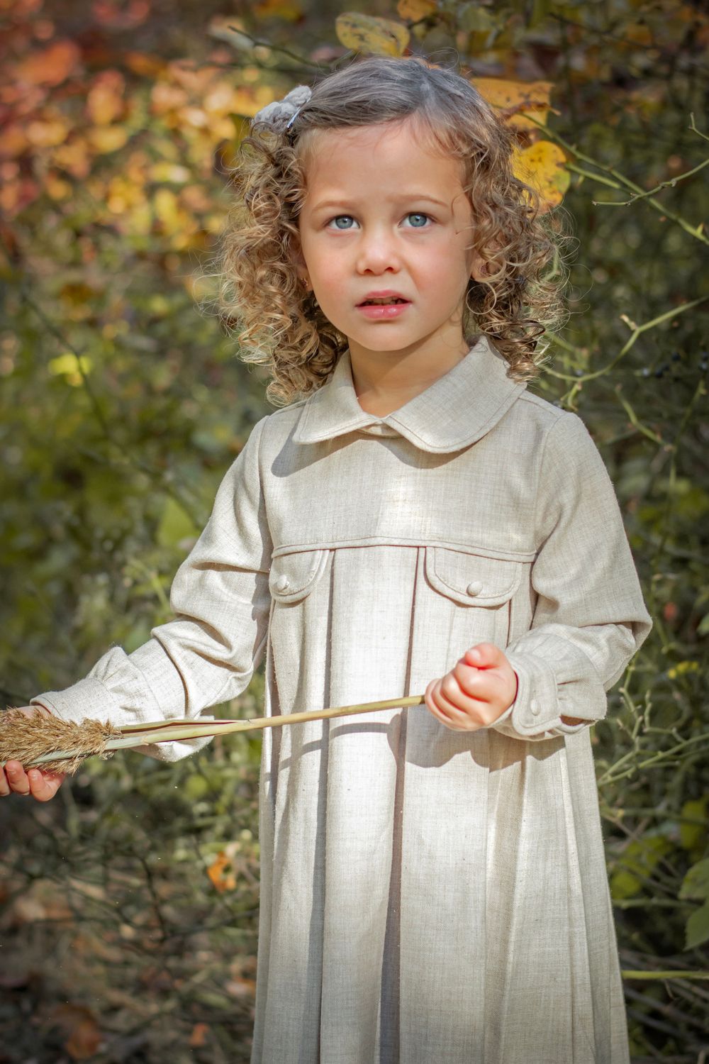 A young girl dreamily posing amongst the foliage in Lake Shanendoah, Lakewood, New Jersey.